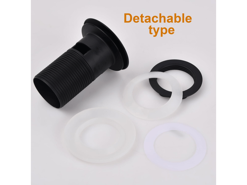Bonde de lavabo universelle anticorrosion avec clapet escamotable et ressort - Conforama D