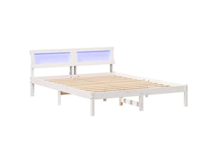 Lit 2 places 150x200 cm    coloris blanc