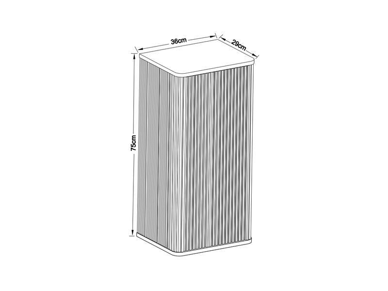  Armoire de salle de bains murale 36x29x75 cm à porte push-to-open, blanche  - Conforama C
