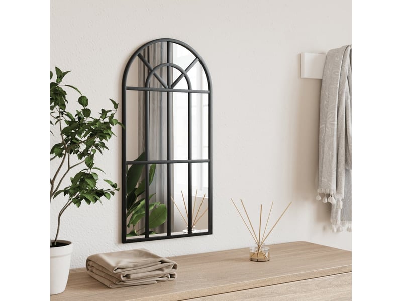  Miroir mural noir 30x60 cm arche fer cf62850  - Conforama B