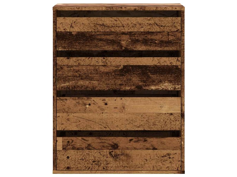  Commode chambre adulte, commode d'angle vieux bois 60x41x76 cm bois d'ingénierie  - Conforama D