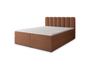 Lit avec rangement 180x200 cm <strong>MASSENO</strong> <strong></strong> coloris cuivré
