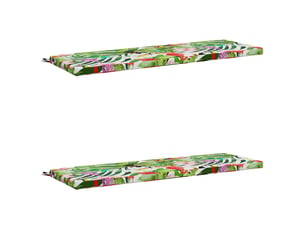 Lot de 2 coussins de banc, coussins d'assise soest 100 % polyester multicolore cf56822