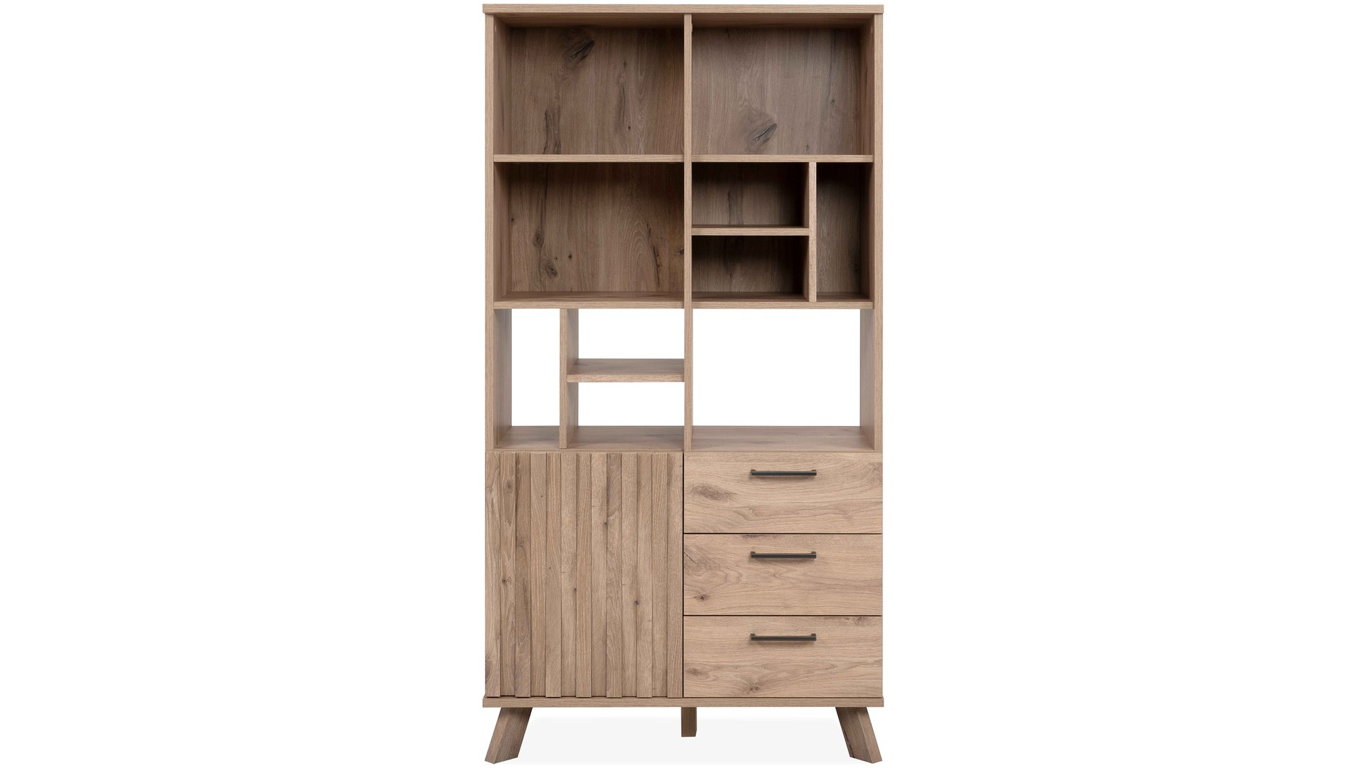 Bibliothèque KEYAH naturel 160 Conforama