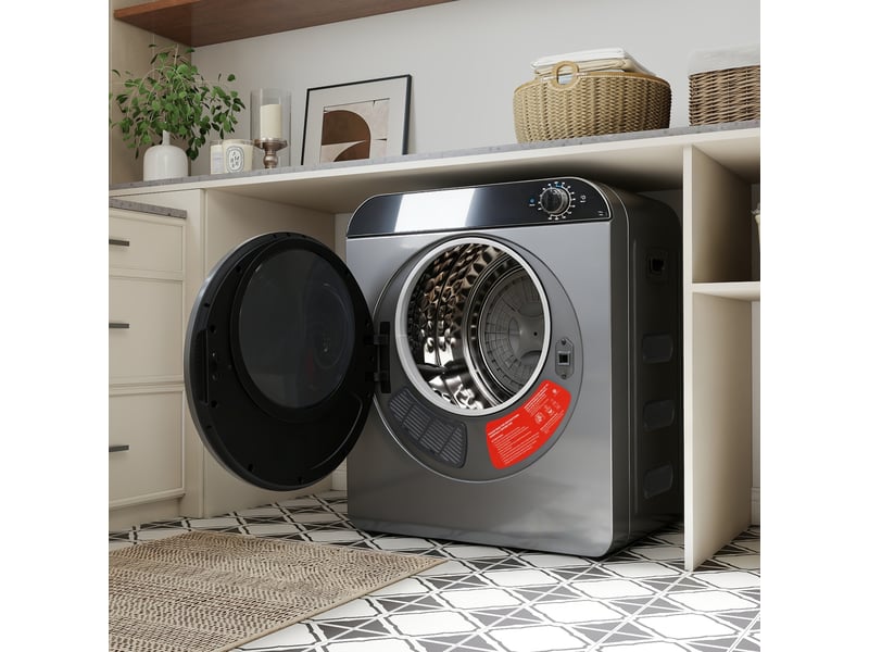 Sèche-linge haute performance - chauffage en céramique ptc - tambour en acier inoxydable - 4 programmes de séchage 49.5x42x59.5cm - Conforama D