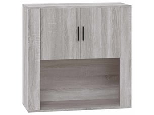 Armoire <strong></strong> <strong></strong> coloris gris largeur 80 cm