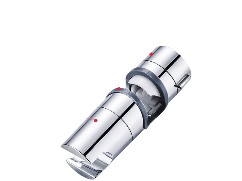  Support de pomme de douche de salle de bain, pince de douchette réglable, chromé  - Conforama B
