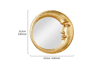 Miroir  à poser coloris jaune <strong></strong>  <strong></strong> - 1 cm x 1 cm