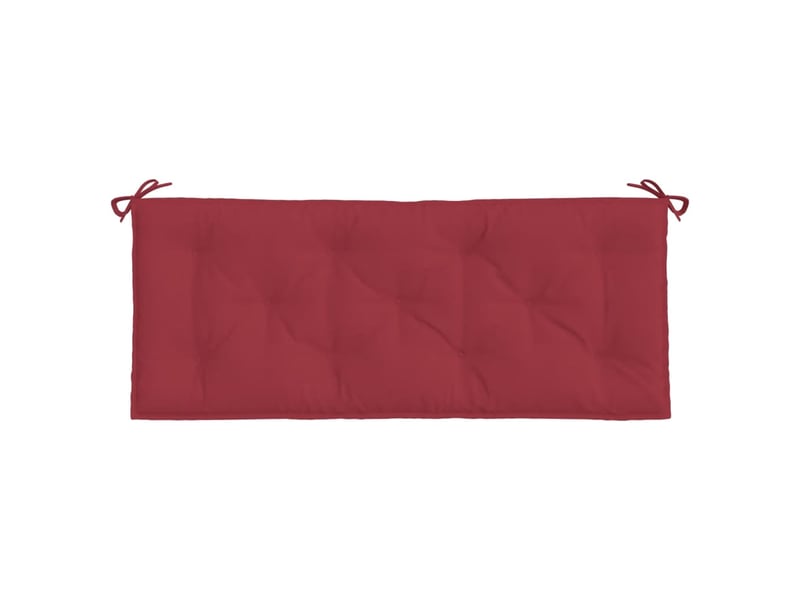  Lot de 2 coussins de banc de jardin, coussins d'assise rouge bordeaux tissu oxford cf58689  - Conforama E