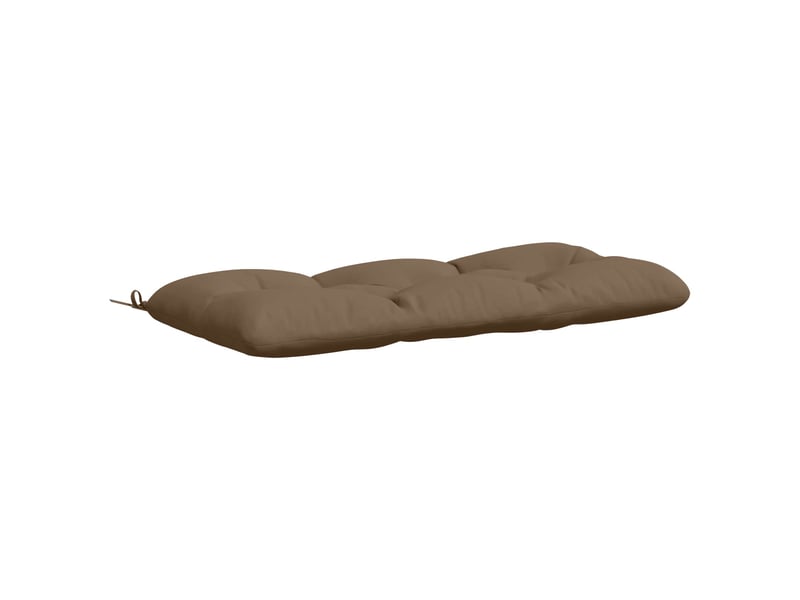 Coussin de banc, coussin d'assise, coussin de canapé vianen 100 % polyester taupe 100 x 50 x 12 cm cf53993 - Conforama A