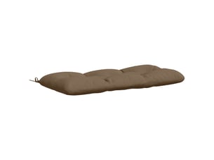 Coussin de banc, coussin d'assise, coussin de canapé vianen 100 % polyester taupe 100 x 50 x 12 cm cf53993
