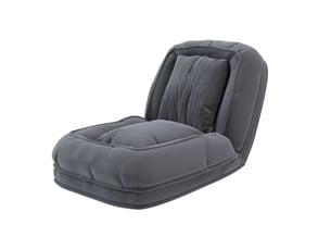 Fauteuil convertible  FLORAGRACE Velours côtelé gris