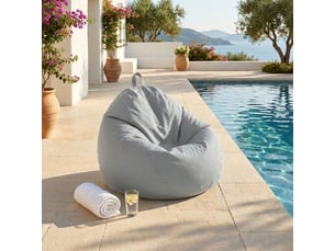 Pouf / repose pied <strong></strong> <strong></strong> orange