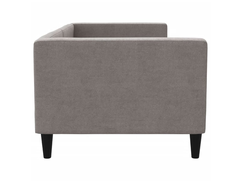  Lit simple- lit adulte -  lit de repos sans matelas taupe 80x200 cm tissu  - Conforama C