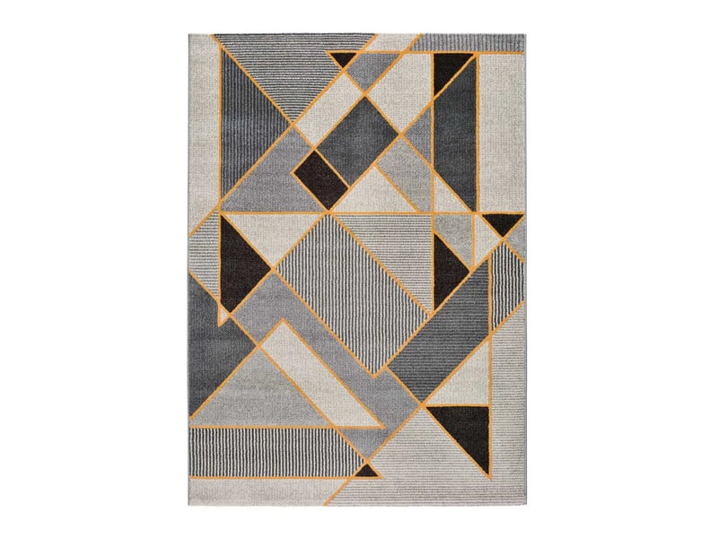  Tapis atticgo leo gris rectangulaire moderne - polypropylène et jute 12183 - Conforama A
