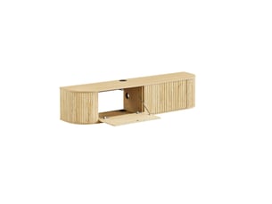 Meuble tv coloris naturel 32 cm <strong>FLORAGRACE</strong> <strong></strong>
