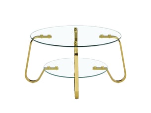Table basse  coloris doré SWEIKO 