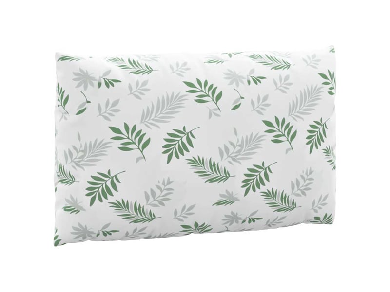  Lot de 2 coussins de palette, coussins de canapé motif de feuilles tissu oxford cf59570  - Conforama E