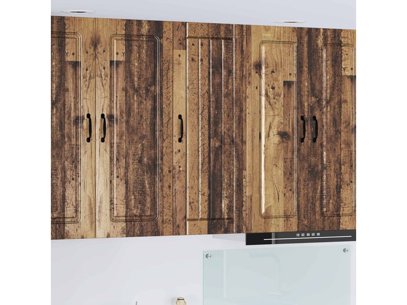  Meuble mural de cuisine, armoire de cuisine bois ancien 40x31x100cm shl9663  - Conforama B