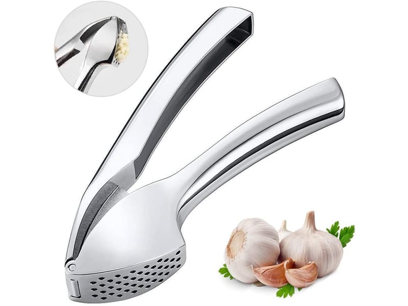  Presse ail professionnel garlic press pratique solide- nettoyage facile pour la cuisine  - Conforama D