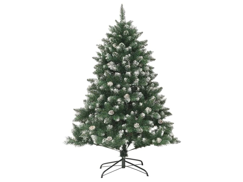  Sapin de noël artificiel, arbre de noël vert 150 cm pvc, plastique et acier shl6428  - Conforama D