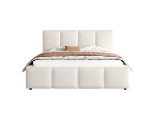 Lit 2 places 180x200 cm SAPGAKS coloris beige