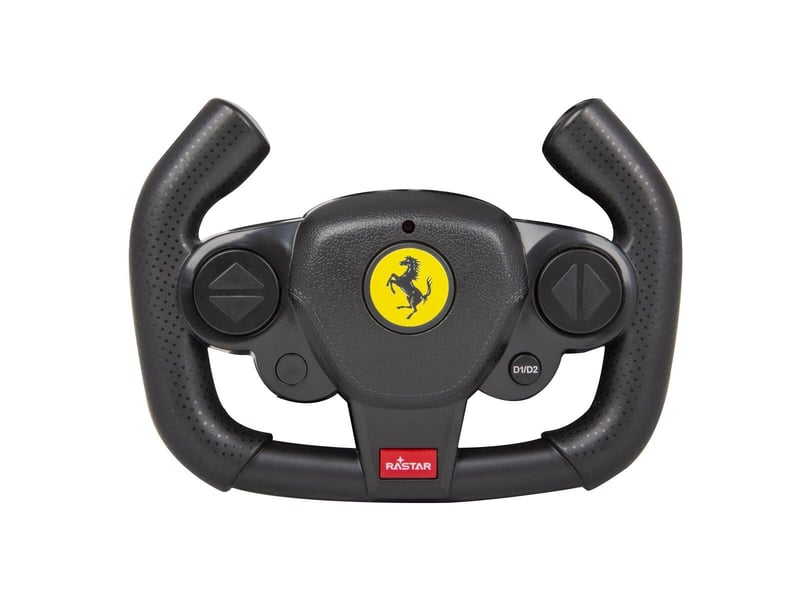  Voiture télécommandée ferrari 499p-n83 1:14 jaune 2,4ghz porte manuelle 402262 - Conforama E