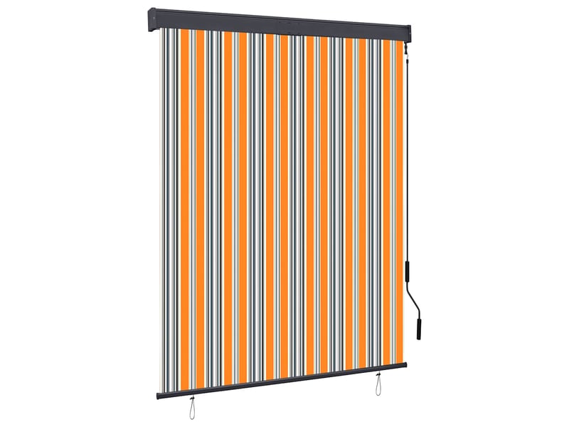  Store enrouleur, store roulant d'extérieur 140x250 cm jaune et bleu cf47324  - Conforama B