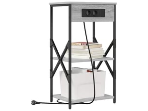 Table de chevet - cabinet de chevet - table de nuit gris sonoma 41 x 31 x 76 cm bois d'ingénierie