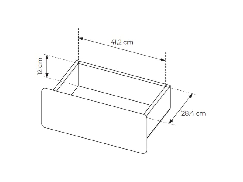  Table de nuit hani, 2 tiroirs, 50x38x52h cm chêne marron Hani - Conforama C
