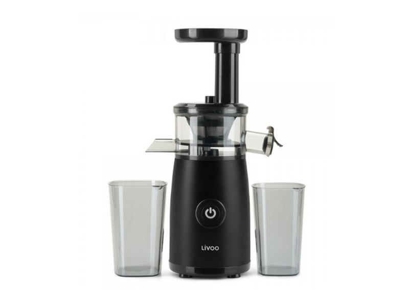  Livoo - extracteur de jus compact 0.8l 150w noir  dod215n - DOD215N - Conforama B