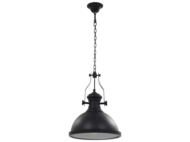  Plafonnier, lampe plafond noir rond e27  - Conforama C