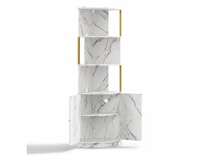 Buffet 2 porte(s)  0 tiroir(s)   - 38 cm coloris blanc 
