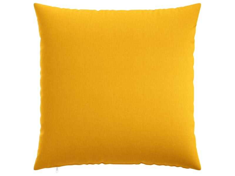  Lot de 6 housses de coussin heerlen jaune clair 60 x 60 cm tissu cf49672  - Conforama A