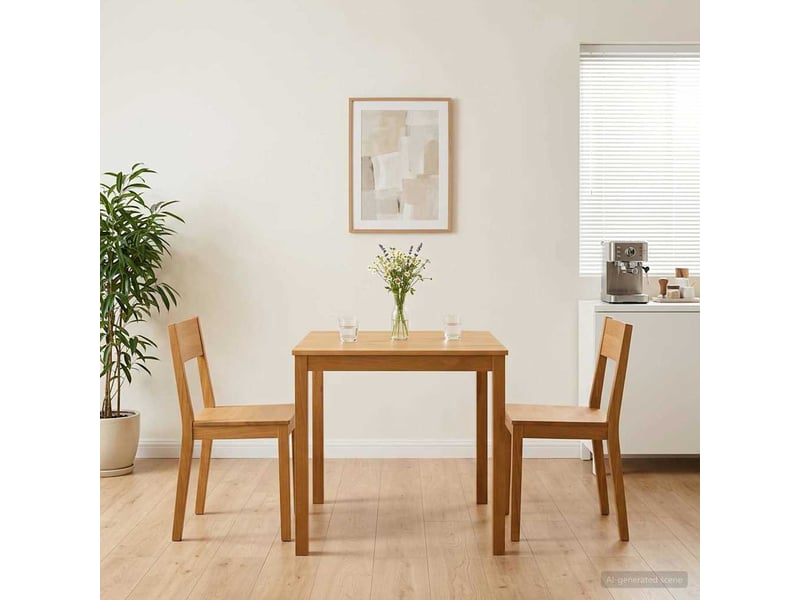 Vidaxl table de salle à manger | table de repas 75 x 75 x 75,5 cm - Conforama B