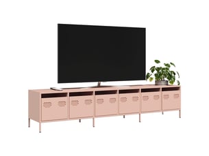 Meuble tv coloris rose 202 cm   