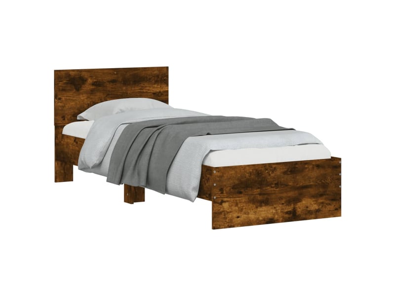  Lit simple- lit adulte -  cadre de lit sans matelas avec lumières led 90x200 cm  - Conforama D