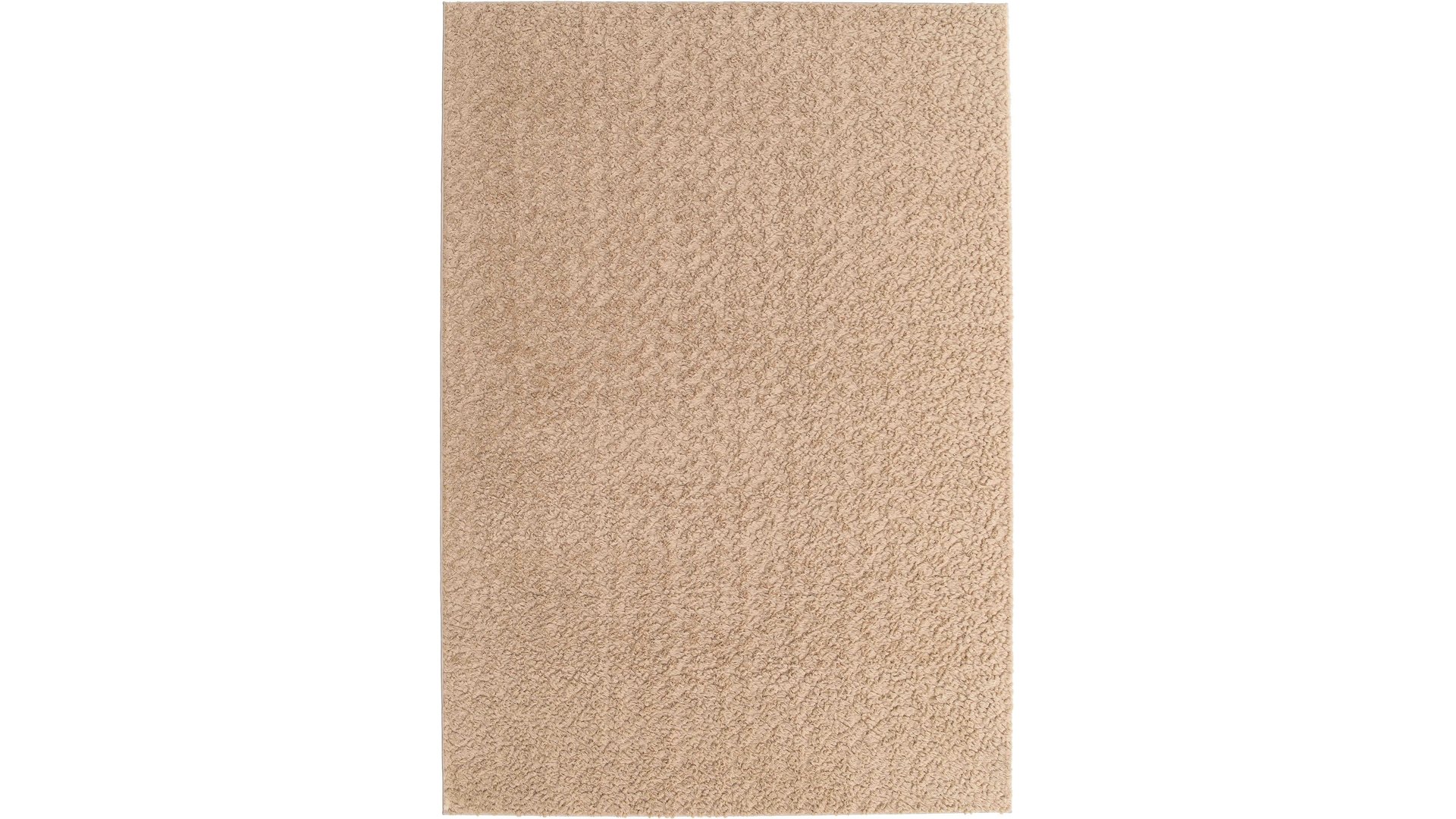 TAPIS 160X200 CM SHERPA COLORIS SABLE beige Conforama
