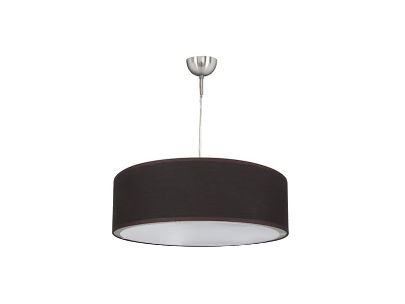  Suspension ABRILA Planetario marron 1 lumière E27, abat-jour cylindrique Ø35 cm, hauteur réglable 22-92 cm 1.923/35-MARRON - Conforama A