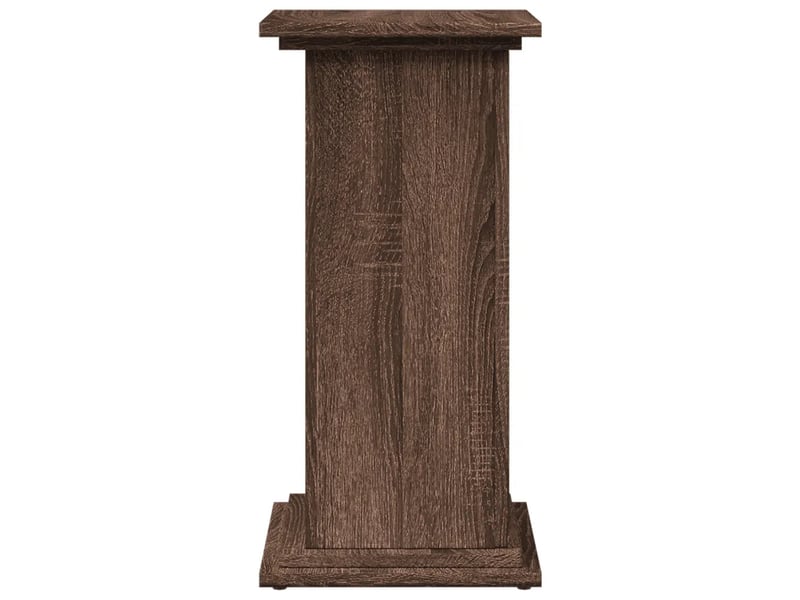 Piedestal avec rangement décoratif pour salon 31 x 30 x 60 cm utilisation pratique en bois d'ingénierie chêne marron 02_0050545  - Conforama D