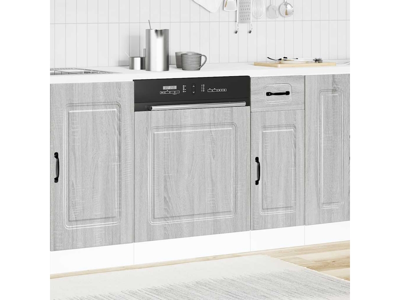  Panneau de lave-vaisselle kalmar sonoma gris 60x1,5x57cm  - Conforama B