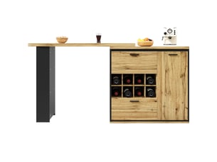 Bar coloris bois clair OKWISH  - 138 cm