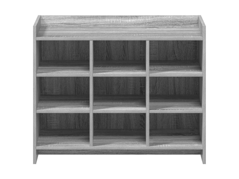 Meuble à chaussures, cabinet à chaussures sonoma gris 85x39,5x70 cm  - Conforama D
