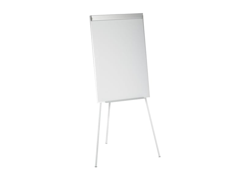  Tableau magnétique de présentation réglable avec rangement bureau 120 x 90 cm en métal blanc 13_0008557  - Conforama A