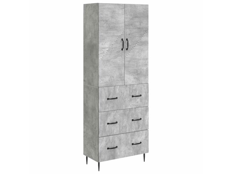  Ensemble de meubles 2 pcs, rangement de salon 66 x 34,5 x 90 cm bois d'ingénierie shl7860  - Conforama A