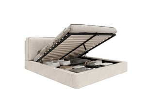 Lit coffre 180x200 cm    coloris beige