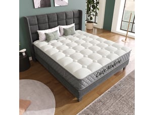 Matelas 180x200 cm <strong></strong>  <strong></strong> Ressorts ensachés + mousse soutien Ferme épaisseur 20 cm