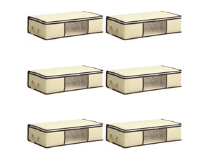 Boîte de rangement avec fenêtre latérale transparente 6 pcs shl1965