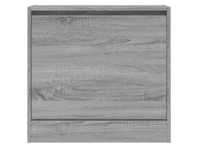  Meuble à chaussure, armoire à chaussures sonoma gris 60x21x57 cm bois d'ingénierie  - Conforama E