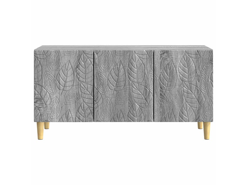  Meuble tv - banc tv - meuble de rangement 99 x 34,5 x 50 cm sonoma gris bois d'ingénierie  - Conforama E